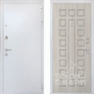 Дверь входная Премиум Сноу, шагрень белая/183 сосна белая