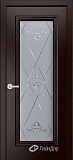 Межкомнатная дверь ДП Валенсия, со стеклом (тон 12)