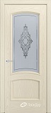 Межкомнатная дверь ДП Анталия, со стеклом (тон 27)