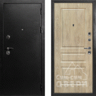 Дверь входная С-1/Панель экошпон Версаль-2, металл 1.5 мм, 2 замка, титан/дуб песочный