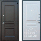 Дверь входная Бостон NEW, венге/капучино