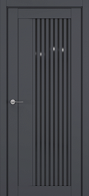 ДП S-21, 800х2000, сатинат грей (графит матовый)