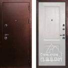 Дверь входная С-3/Панель экошпон PSU-28, металл 1.5 мм, 2 замка, медный антик/лунное дерево