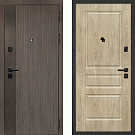Дверь входная Ривьера/Версаль, дымчатый камень/дуб песочный