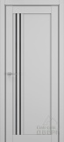 S-22, дверь со стеклом, пленка матовая (серый матовый)