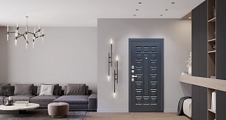 Дверь входная Техно М, медный антик/венге