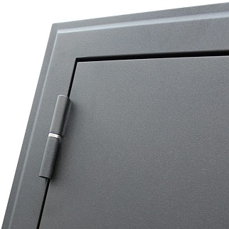 Дверь входная с терморазрывом Айсберг, муар коричневый/венге