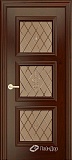 Межкомнатная дверь ДП Грация, со стеклом (тон 10)