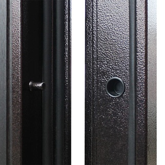 Дверь входная Техно М, медный антик/венге