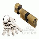 Цилиндр, ключ-завертка CYL 5-60 KNOB BRONZE