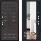 Дверь входная Премиум 183, венге/венге, зеркало XXL