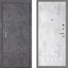 Дверь входная Тетра-126/PR-103, бетон темный/бетон