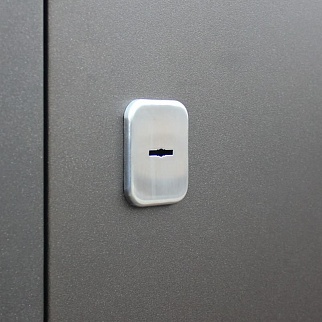 Дверь входная с терморазрывом Айсберг, муар коричневый/венге