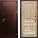 Дверь входная С-3/Панель экошпон Версаль-2, металл 1.5 мм, 2 замка, медный антик/дуб песочный
