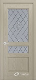 Межкомнатная дверь ДП Калина-К, со стеклом (тон 44)