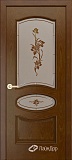 Межкомнатная дверь ДП Оливия, со стеклом (тон 35)