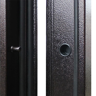 Дверь входная Техно М, медный антик/орех темный