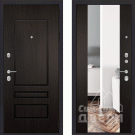 Дверь входная Премиум 116, венге/венге, зеркало XXL